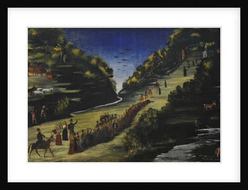 Fête on the Bank of Tskhenistsqali river by Anonymous