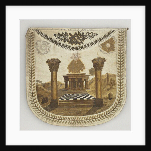 Masonic Master Apron, Russia by Anonymous