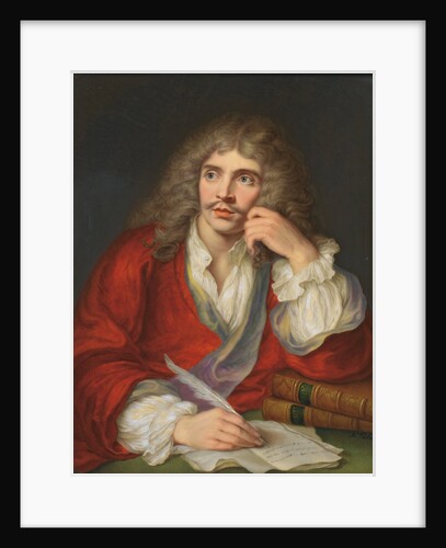 Portrait of the author Moliére by Anonymous