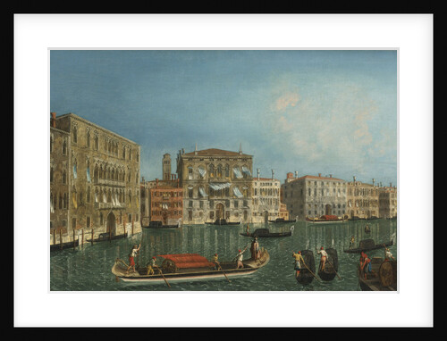 The Grand Canal with Palazzo Foscari and Palazzo Balbi by Anonymous