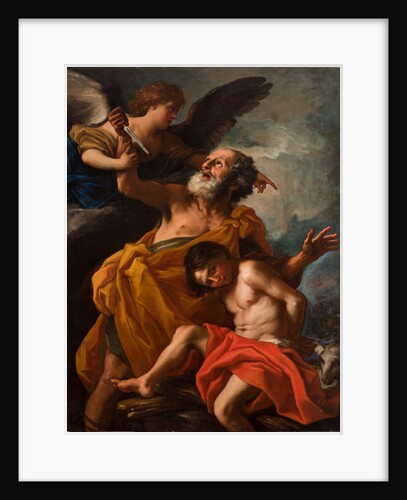 Abraham Sacrificing Isaac by Anonymous