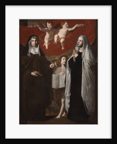 Saint Elizabeth of Hungary and Saint Frances of Rome by Anonymous