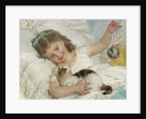 Child and cat by Anonymous