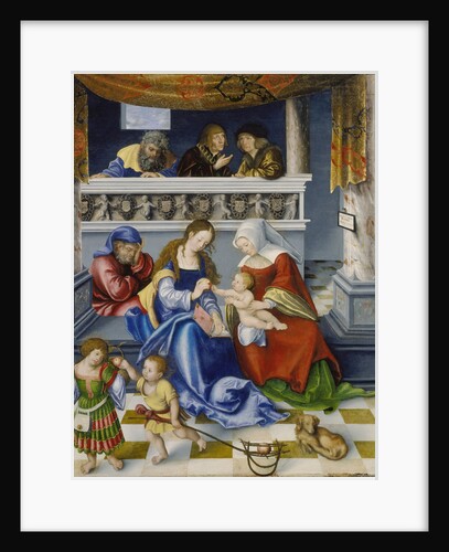 Altarpiece of the Holy Kinship. Central panel by Anonymous