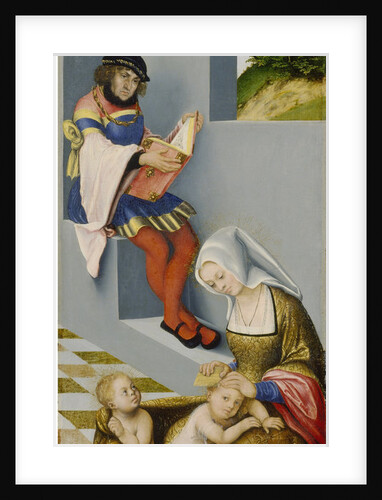 Altarpiece of the Holy Kinship.Right panel by Anonymous