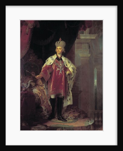Emperor Paul I dressed as Grand Master of Maltese by Anonymous