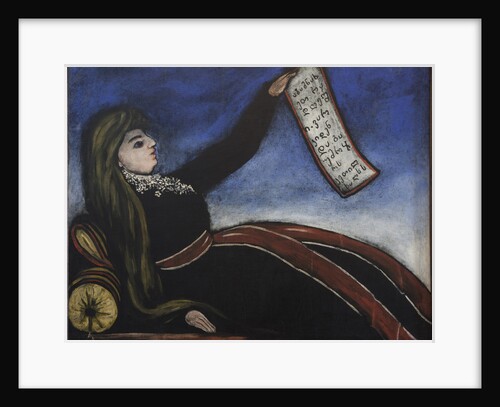 Georgian woman on a couch by Anonymous