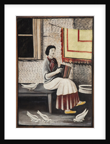 Sona Gorashvili Playing Accordion by Anonymous