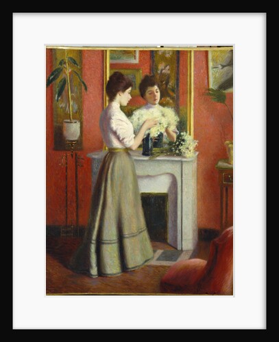 Woman Before a Mirror by Anonymous