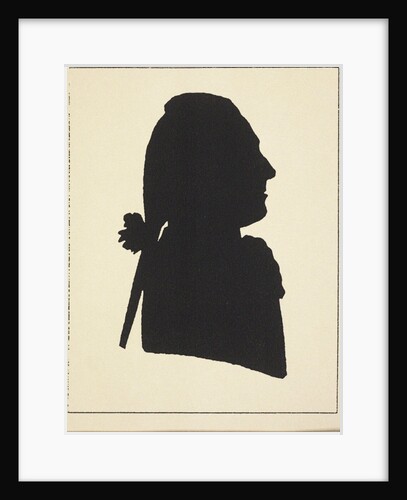 Portrait of Count Franz von Walsegg. Silhouette by Anonymous