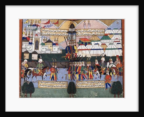 Ottoman army of Lala Mustafa Pasha parading before the walls of Tiflis, 1578 by Anonymous