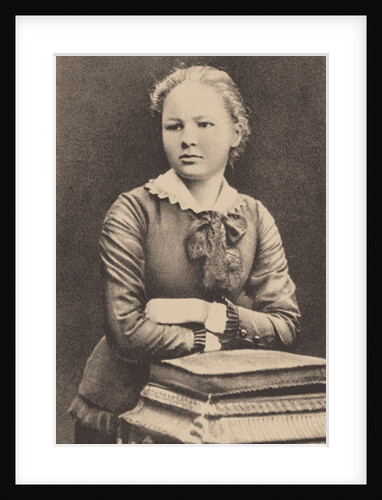 Marie Sklodowska Curie at the age of 16 by Anonymous