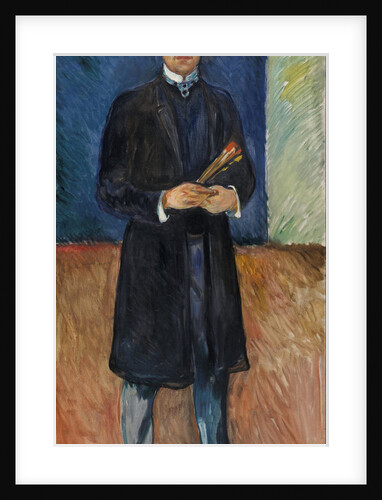 Self-Portrait with Brushes by Anonymous