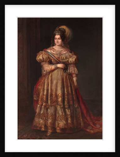 Portrait of Maria Christina of the Two Sicilies by Anonymous
