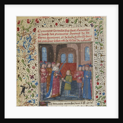 The Investiture of the Knight. From: Lancelot du Lac by Anonymous