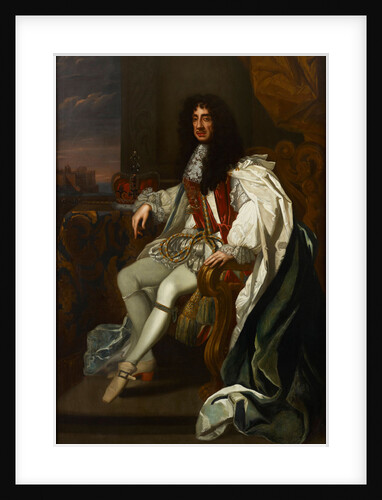 Portrait of Charles II of England, in the robes of the Order of the Garter by Anonymous