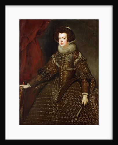 Portrait of Elisabeth of France, Queen consort of Spain by Anonymous