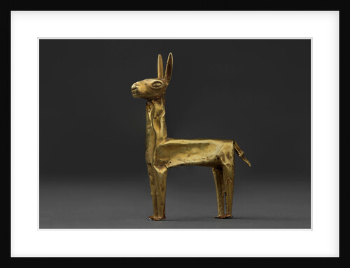 Gold Llama by Anonymous