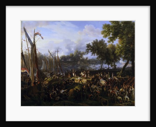 French Army Crossing the Rhine at Dusseldorf, September 6, 1795 by Anonymous
