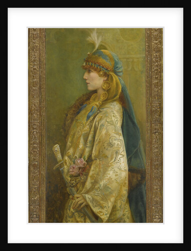 Portrait of Sarah Bernhardt as Roxanna in Adrienne Lecouvreur by Anonymous