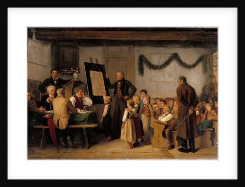The school exam by Anonymous