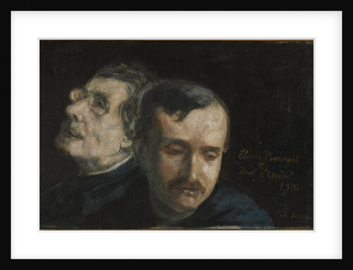 Double portrait of Paul Claudel and Élémir Bourges by Anonymous