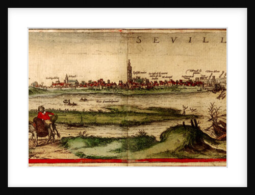 Hispalis (Seville) From Civitates Orbis Terrarum by Anonymous