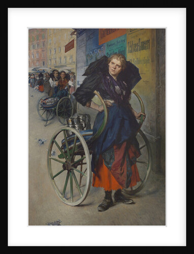 The Milkmaid from Salzburg Green market by Anonymous
