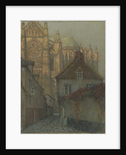 The Beauvais Cathedral at sunset by Anonymous