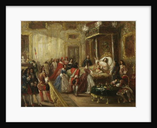 The death of Louis XIV in Versailles by Anonymous