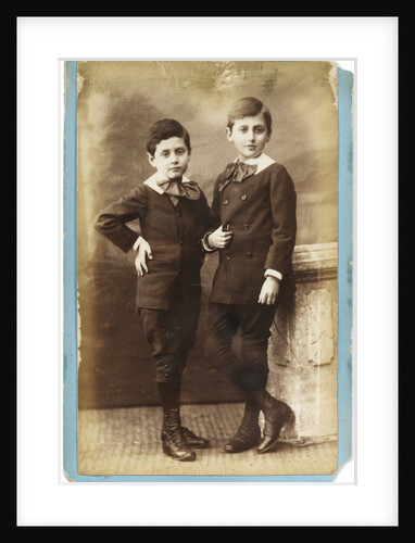 Marcel and Robert Proust as children by Anonymous