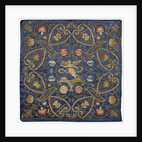 Embroidery with the Depiction of the Allegory of Time by Anonymous
