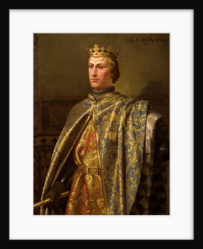 Portrait of Peter I, the king of Castile and León by Anonymous