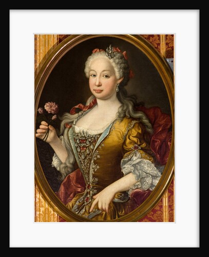 Portrait of Infanta Barbara of Portugal by Anonymous