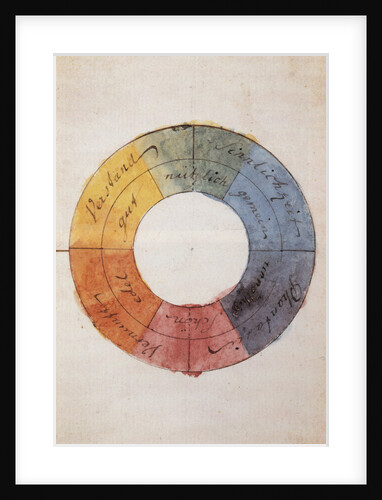 The color circle to symbolize the human mind and soul life by Anonymous