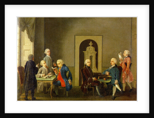 The Meeting of the Accademia dei Pugni (Academy of Fists) by Anonymous