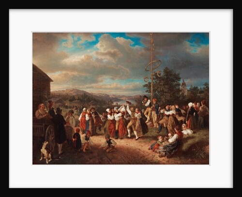 Midsummer dance in Rättvik by Anonymous