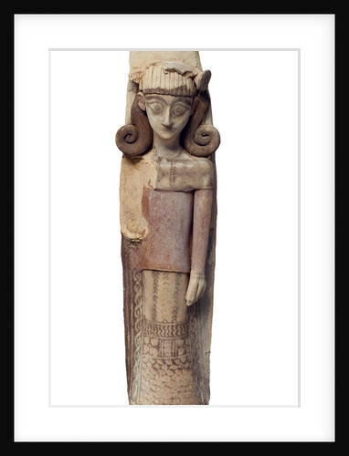 Hanging plate in the form of a goddess by Anonymous