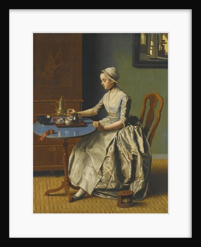 A Dutch Girl At Breakfast by Anonymous
