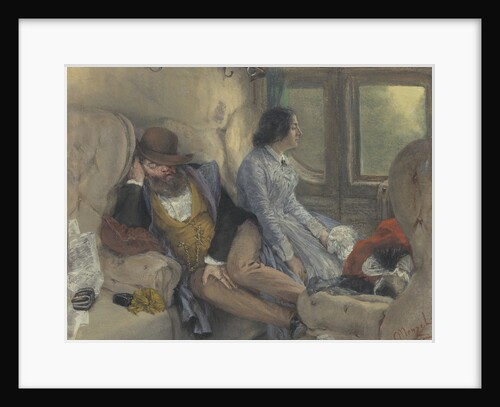 In A Railway Carriage (After A Nights Journey) by Anonymous