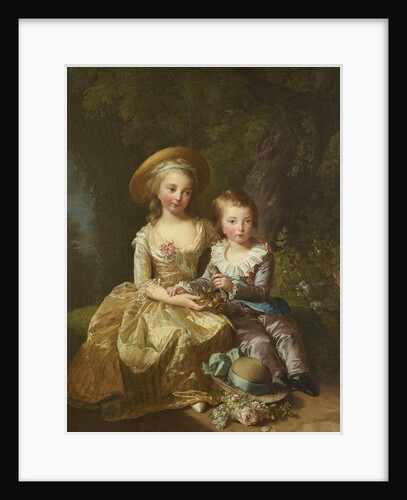 Portrait of Madame Royale and Louis-Joseph Xavier, Dauphin of France by Anonymous