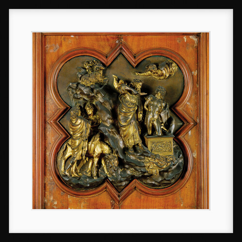 The Sacrifice of Isaac. Panel for doors of the Florence Baptistery by Anonymous