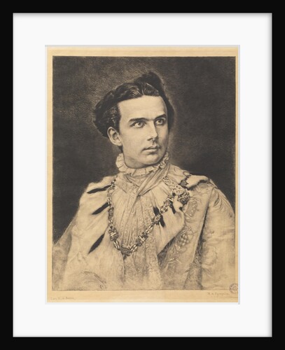 Portrait of Ludwig II of Bavaria by Anonymous