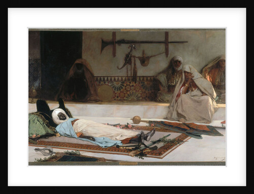 Day of a Funeral, Moroccan Scene (The death of the Emir) by Anonymous