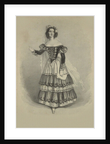 Mademoiselle Schieroni as Susanna in Le Nozze di Figaro by Wolfgang Amadeus Mozart by Anonymous