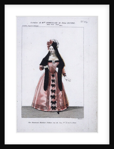 Costume design for the opera Don Juan by Wolfgang Amadeus Mozart by Anonymous