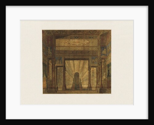Set design for opera Les Mystères dIsis by Wolfgang Amadeus Mozart by Anonymous