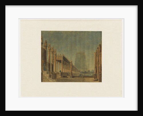 Set design for opera Les Mystères dIsis by Wolfgang Amadeus Mozart by Anonymous