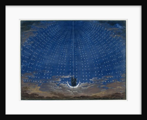Stage design for the opera Die Zauberflöte by Wolfgang Amadeus Mozart by Anonymous