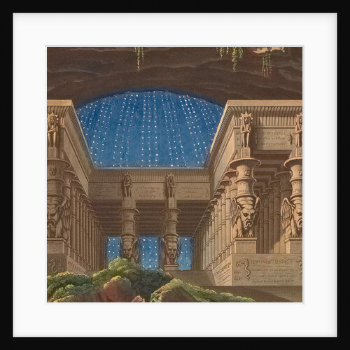 Stage design for the opera Die Zauberflöte by Wolfgang Amadeus Mozart by Anonymous